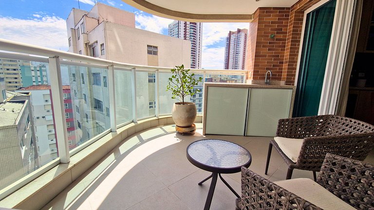 Unique 1101: Iluminado com 2 Varandas