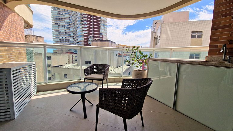 Unique 1101: Iluminado com 2 Varandas