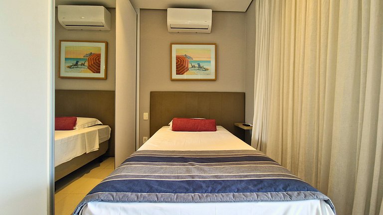 Unique 1109 2quartos, Suíte Vista Mar