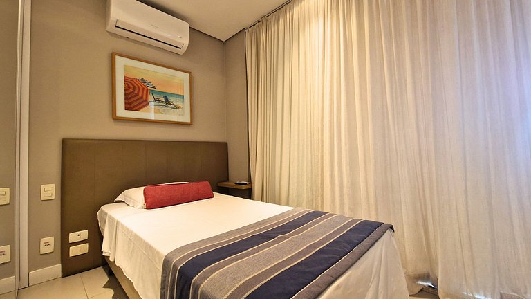 Unique 1109 Dois quartos, Suíte Vista Mar