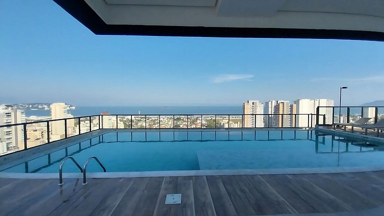 Estúdio 179 Type Enseada com Vista Mar