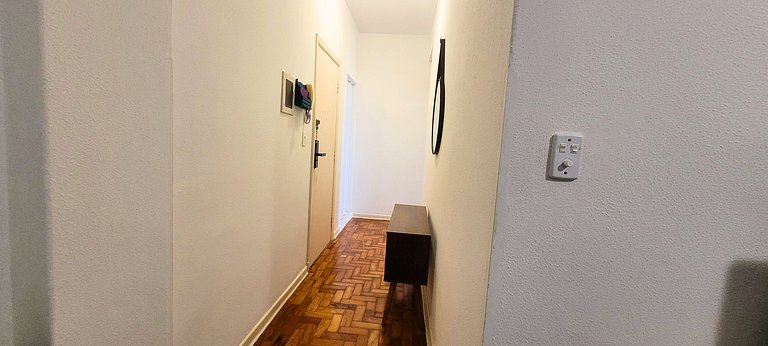 Apê 904 Embaré - Vista mar, pé na areia