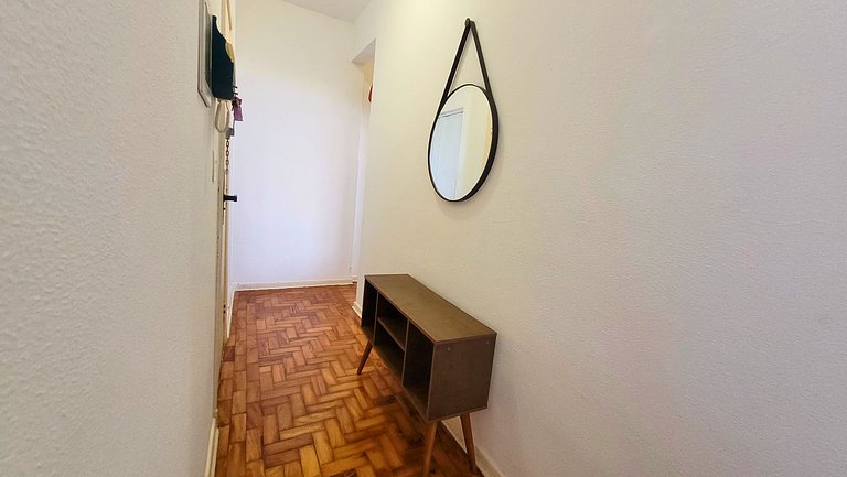 Apê 904 Embaré - Vista mar, pé na areia