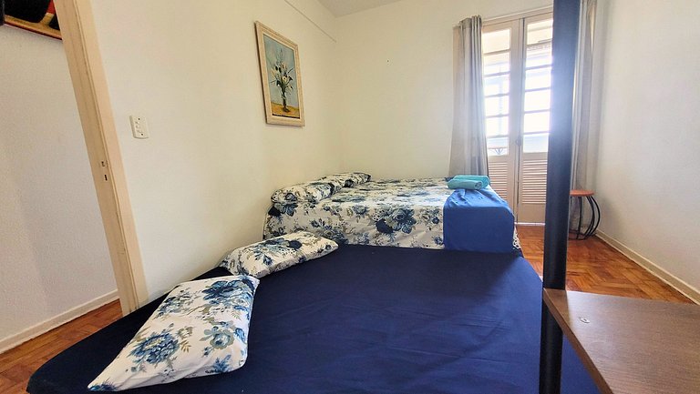 Apê 904 Embaré - Vista mar, pé na areia