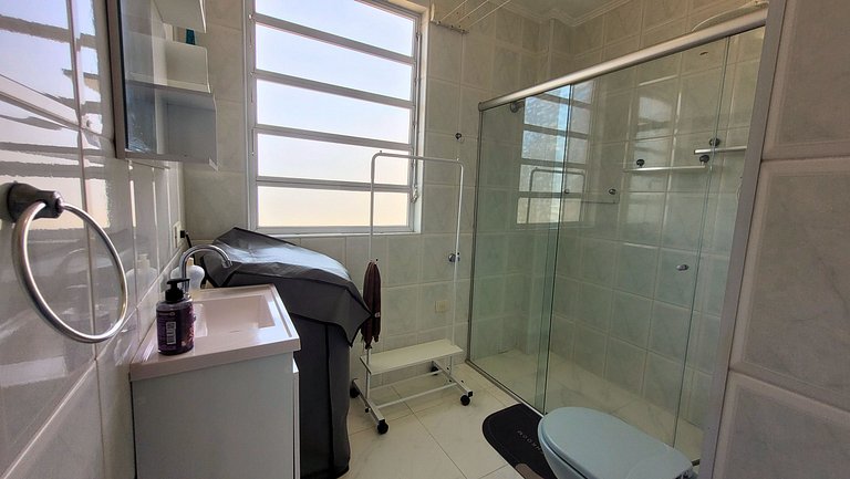 Apê 904 Embaré - Vista mar, pé na areia