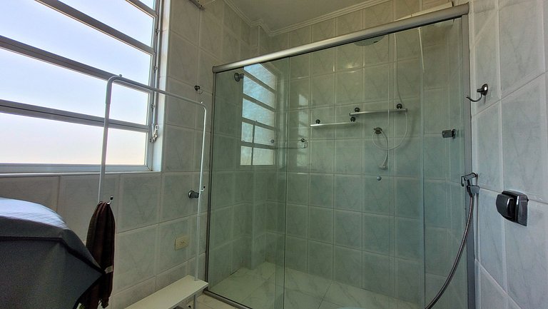 Apê 904 Embaré - Vista mar, pé na areia