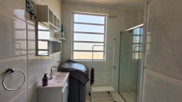 Apê 904 Embaré - Vista mar, pé na areia