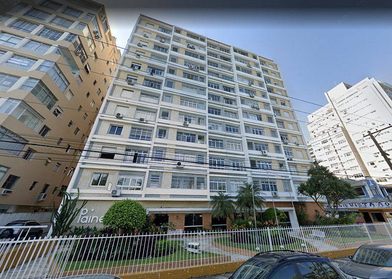 Apê 904 Embaré - Vista mar, pé na areia